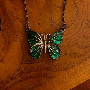 Abalone Butterfly Necklace 🦋